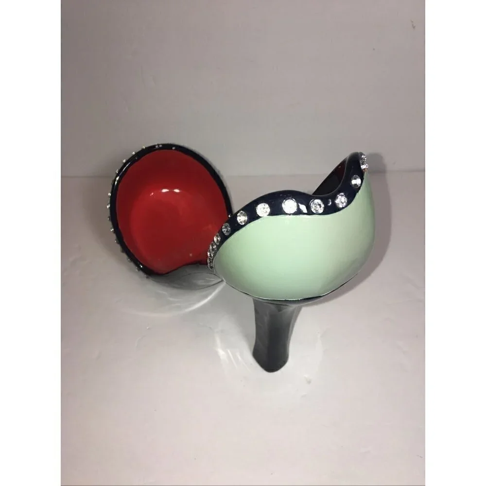 New England Patriots High Heel Shoe Wine Bottle Holder NFL Football Party
